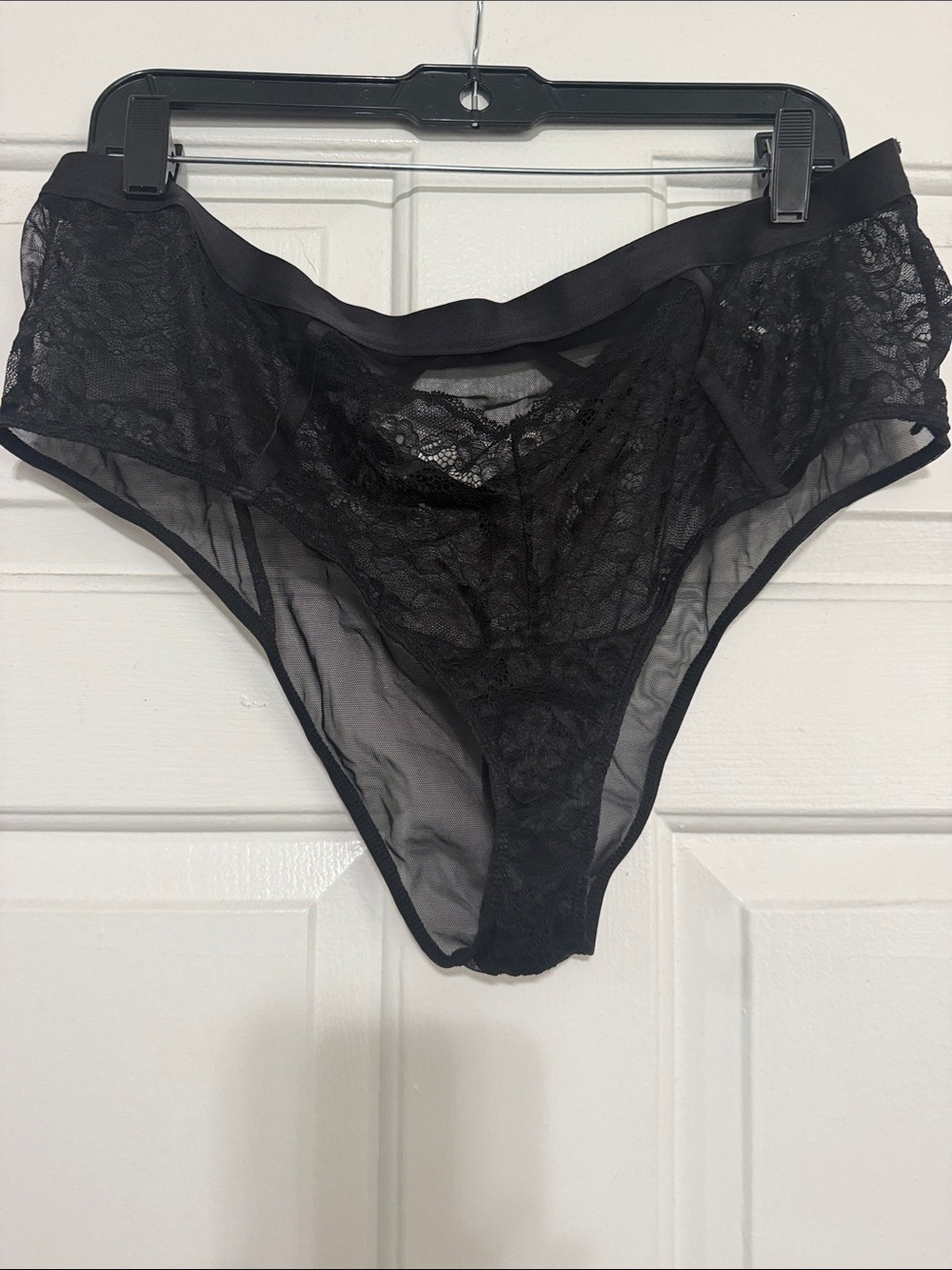 NWOT torrid Sheer Lace High-Cut Panty in Black